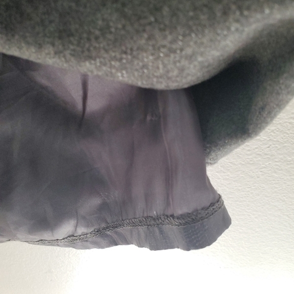 Emmelee Women's Wool Colorblock Sleeveless Gray & Magenta Dress with Pockets - Picture 10 of 16